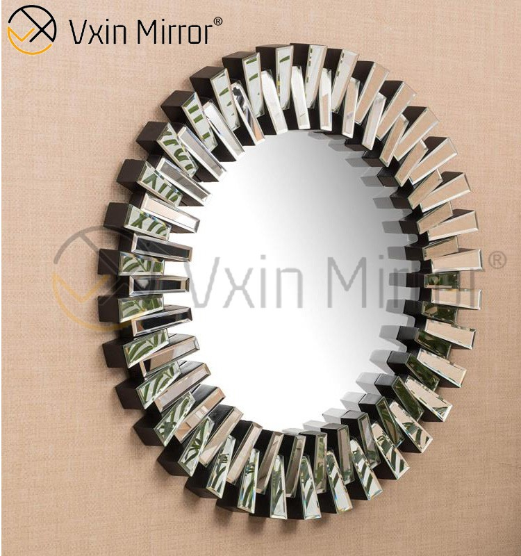 Fábrica china Vxin plata decoración del hogar pasillo mesa consola un conjunto espejo muebles de sala conjuntos