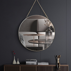 Golden Vxin WXM-0307 Decoración de pared única Marco de metal dorado Espejos decorativos Espejo de pared de lujo