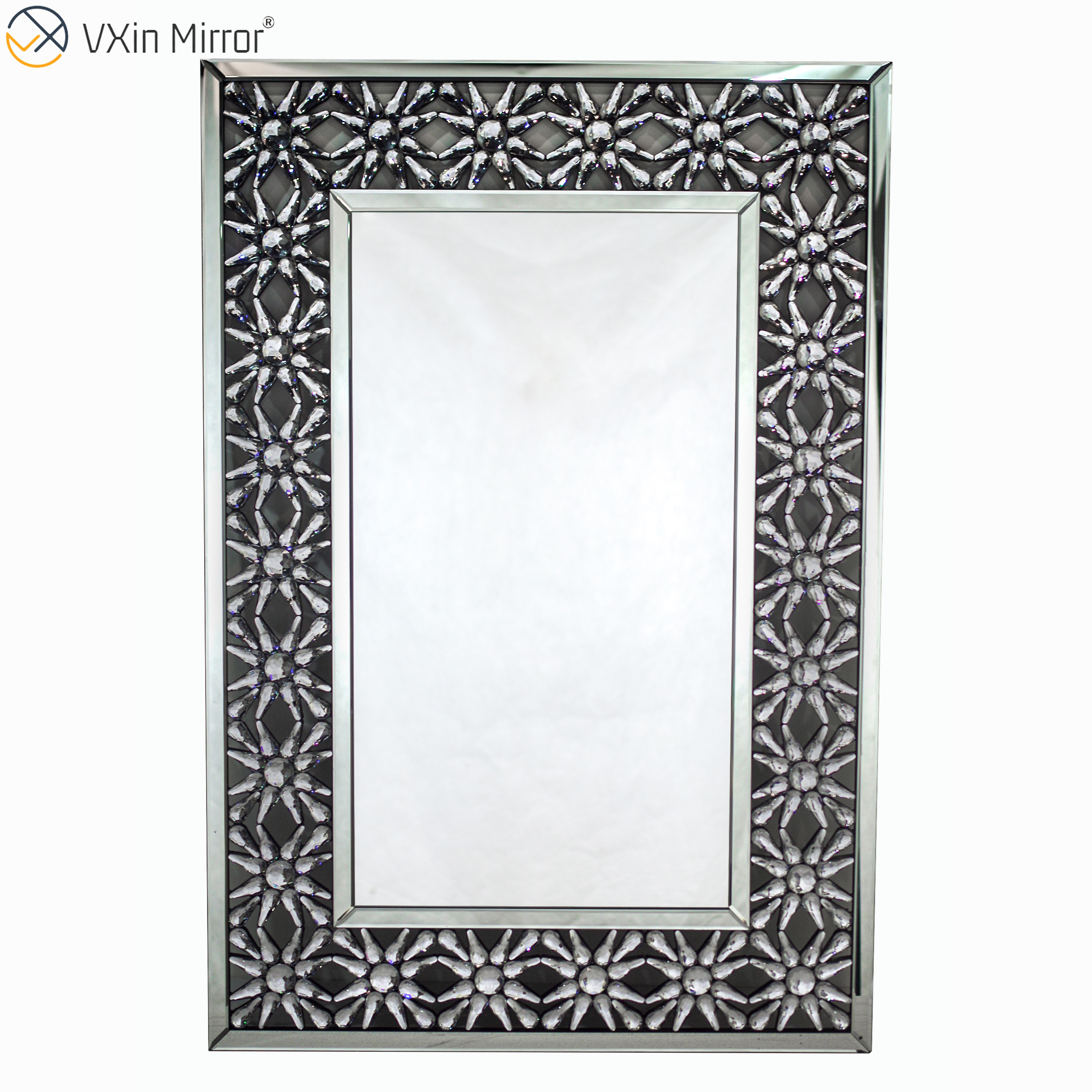 Estilo único Vxin Silver Modern Mirror Furniture Crystal Mesa de consola de estilo francés con espejo