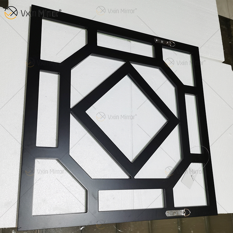 Espejo decorativo de pared con espejo cuadrado con borde biselado Espejos de pared modernos de moda WXM-1585