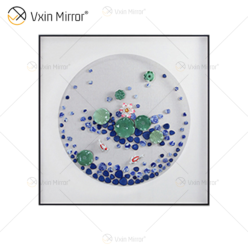 Vxin WXPA-050 Creative Beads Button Paint para la decoración del hogar Wall Art Metal Hanging Picture for Living Room Set para la venta