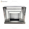 WXWF-1093 Chimenea de espejo de diamantes de cristal brillante flotante con inserciones en venta caliente personalizable