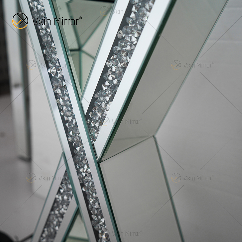 Gran oferta WXTL-003 espejo plateado para dormitorio noche lujo moderno lámparas de mesa decorativas