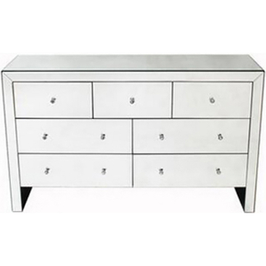 Venta caliente WXWF-817 Gabinete de estilo moderno con más cajones Diseño Sala de estar o Comedor Gabinete de plata