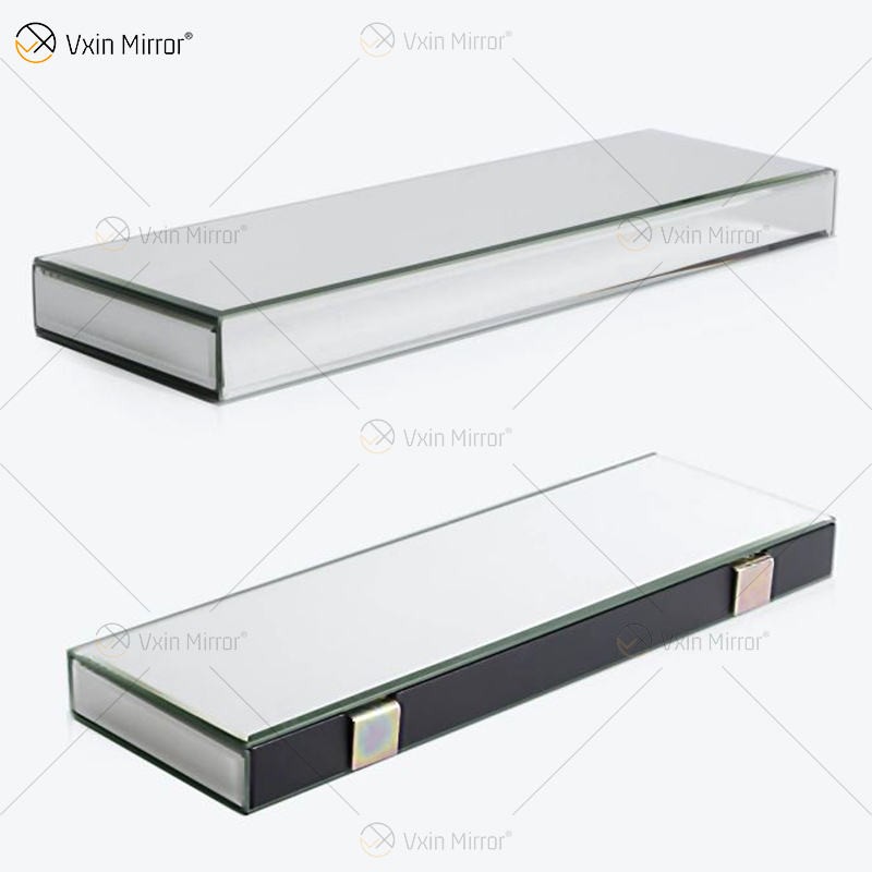 Fuente de fábrica Vxin, decoración de pared plateada, espejo de cristal plateado, estante de pared para pared