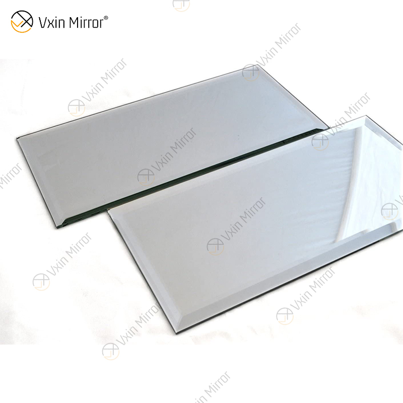 Espejo de borde biselado, azulejo de cerámica moderno personalizado, decoración de pared del hogar para vestíbulo, gran oferta, decoración de pared de espejo, decoración del hogar