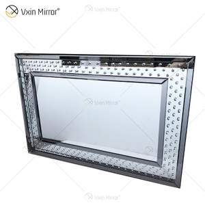WXM-1084 Espejo colgante simple con cuentas octogonales Espejo de pared para baño