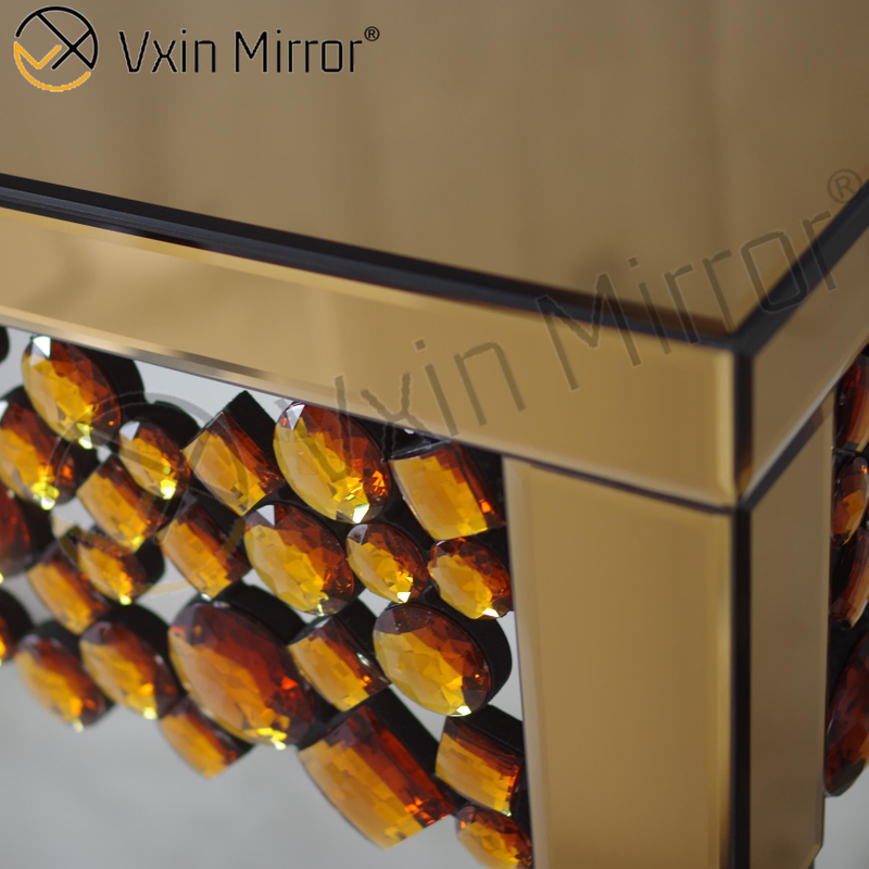 Vxin WXF-049 Oem Factory Chinese Factory Mesa de consola de espejo estrecho con patas largas