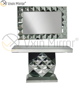 Fiable y barato Vxin espejo muebles chinos moderna mesa de consola de acrílico con espejo