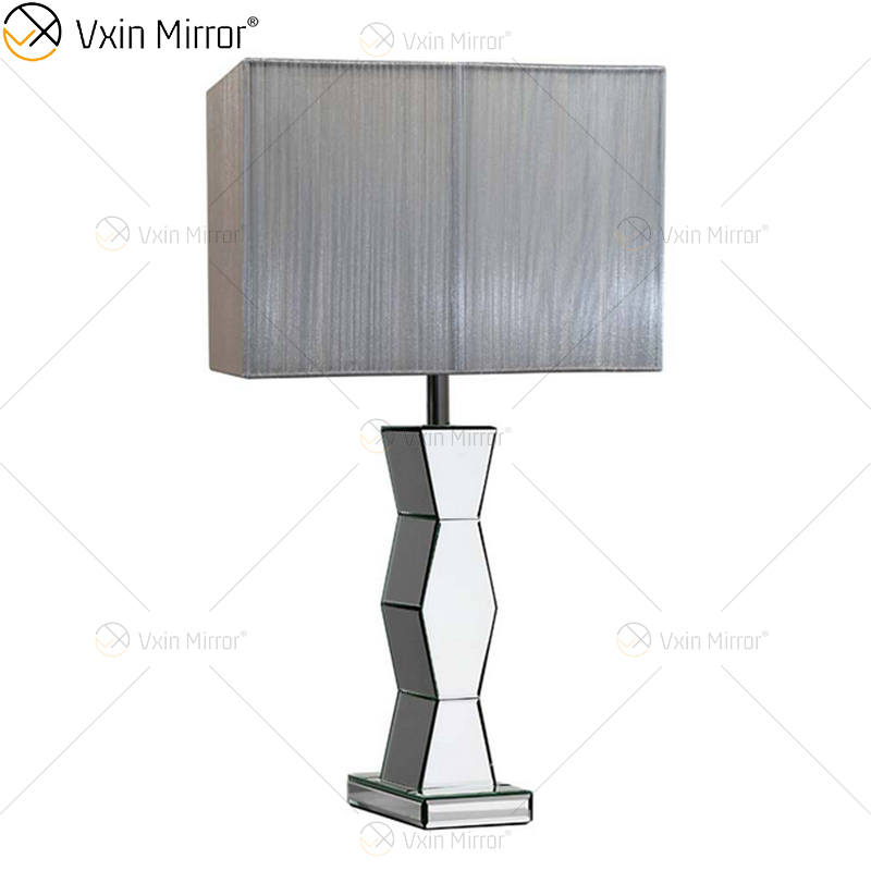 WXTL-004 Lámpara de espejo plateada moderna con pantalla para dormitorio