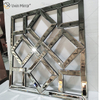 Espejo decorativo de pared con espejo cuadrado con borde biselado Espejos de pared modernos de moda WXM-1581