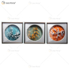 Vxin WXPA-010 Creative Beads Button Paint para la decoración del hogar Wall Art Metal Hanging Picture for Living Room Set para la venta