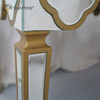 Facoty Supply End Table Luxury WXF-668 Mesa de centro con espejo casera de oro puro