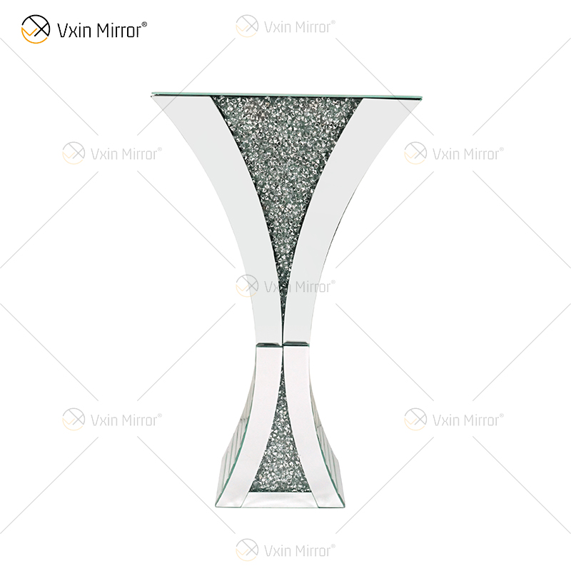 Florero decorativo brillante, impresionante hecho a mano, cristal de diamante triturado, decoración de casa, centros de mesa, decoración moderna para habitación, WXMV-067