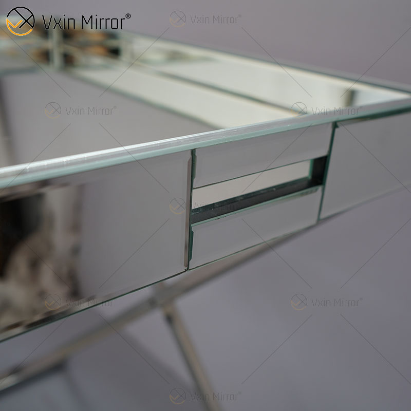 WXMF-39 Coffee Crushed Diamond Sparkly Mesa auxiliar para sala de estar