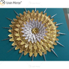 El más nuevo Vxin WXPP-39 3D arte de pared abstracto Metal arte de la pared decoración hogar Decoración lujo sala de estar enmarcada para el hogar conjunto para la venta