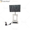 Vxin Supply WXTL-060 Lámpara de espejo de cristal triturado de plata moderna para dormitorio
