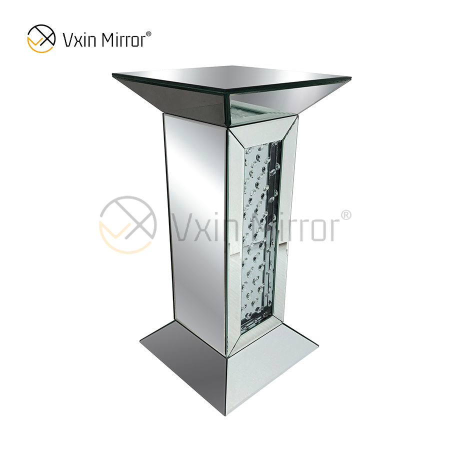 Vxin Mirrored Furniture WXF-764 Mesa auxiliar moderna y elegante de cristal de diamante