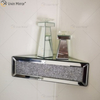 Vxin Factory Supply WXF-152 Decoración de pared plateada Estante de pared de espejo de diamante triturado plateado