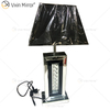 Fuente de fábrica WXTL-143 Lámpara de mesa con marco negro plateado moderno con pantalla para lámpara de espejo de dormitorio