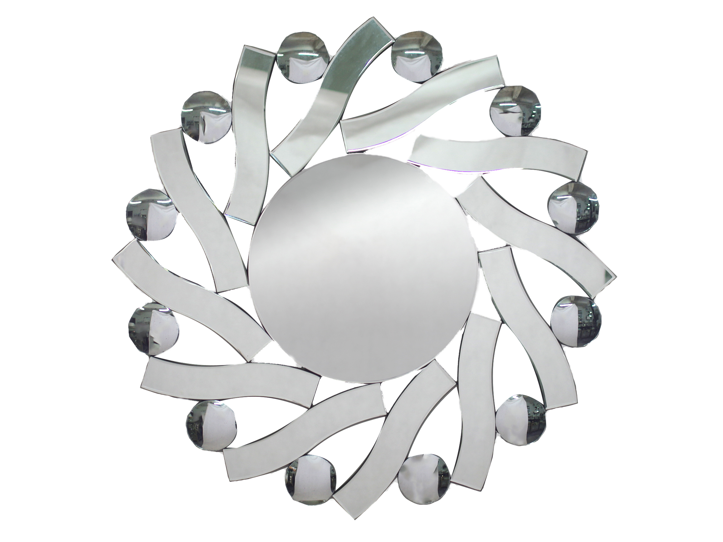 Espejo Vxin personalizado de alta calidad, muebles de cristal modernos, mesa consola plateada con espejo de pared