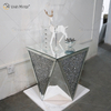 Suministro de fábrica WXF-711-1 Mesa auxiliar Acylic Mesa de centro con espejo moderno Mesa de centro con espejo pulido