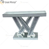 WXWF-513 Precio de fábrica Venta al por mayor Art Deco Antique con mesa de consola de vidrio curvo