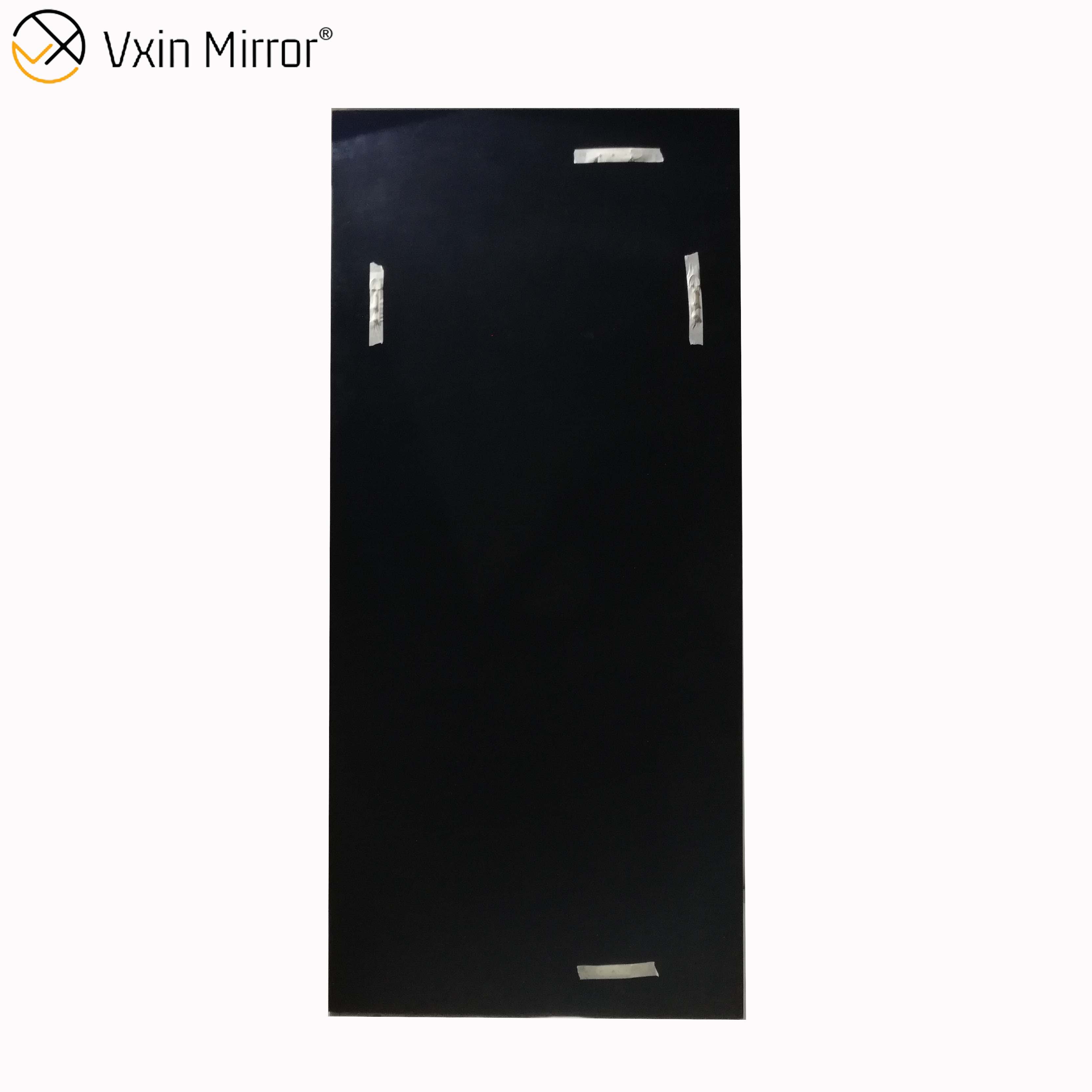 Venta caliente 168cm WXM-1082 Decoración de pared Espejo rectangular de diamante triturado plateado