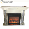 Venta caliente 2020 WXWF-043 Chimenea de espejo de diamante triturado con inserto de viento caliente