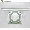 Barato WXF-013 Mesa de consola de estilo moderno 2022 Mesas de consola de diamantes de cristal plateado