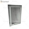 Buena calidad WXM-1167 LED Crystal Vanity Set Espejo de pared con 3 colores LED Decoración de pared Espejo iluminado