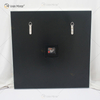 Gran oferta, reloj con espejo, WXMC-078, diamante triturado, decoración de pared plateada, reloj cuadrado elegante