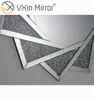 Gran oferta, WXM-1779, diseño moderno, espejo 3d, pegatinas de pared, decoración del hogar, espejos de pared plateados