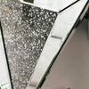 Barato WXF-015 Mesa de consola de diamante triturado Mesas de consola de vidrio de estilo nórdico