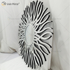 Fuente de fábrica Plata WXM-1655 Espejo de vidrio de pared decorativo con forma geométrica