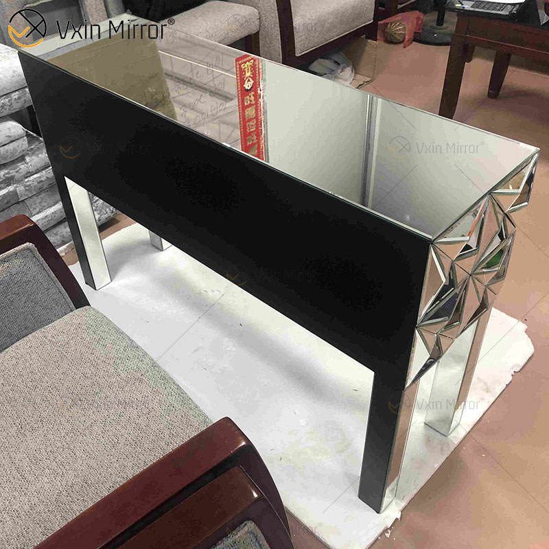 Muebles de sala de estar modernos Mesa de té Mesa de centro con espejo