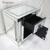 Vxin Mirror WXWF-144 Mueble con espejo Mesita de noche con espejo Mesita de noche con 2 cajones