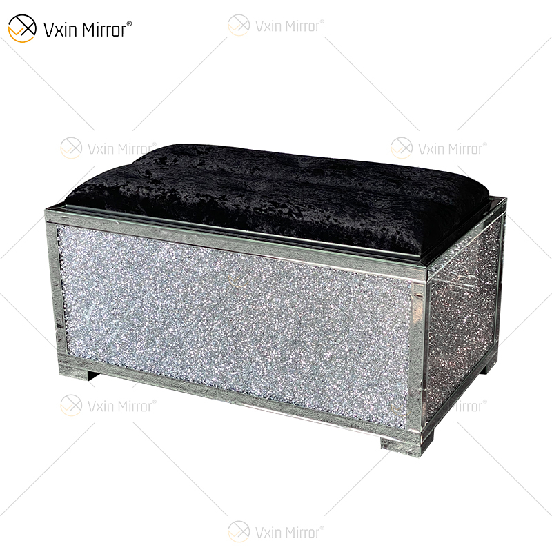 Nuevo diseño WXF-612 soportes de TV modernos con espejo brillante para juego de sala de estar con sofá