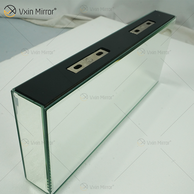 Fuente de fábrica Vxin, decoración de pared plateada, espejo de cristal plateado, estante de pared para pared