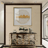 Diseño especial Vxin WXPA-016 Arte de la pared Decoración de metal Decoración del hogar Sala de estar de lujo Impresión de lienzo enmarcado para el hogar Conjunto para la venta