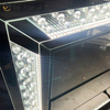 WXF-2140 Cuentas octogonales LED Moda simple Tres cajones LED Gabinete Partido Espejo LED Enchufe personalizado