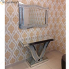 Muebles de espejo Vxin, mesa de consola de espejo de diamante triturado moderno, muebles de mesa