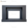Venta caliente WXWF-1100 Espejo de vidrio simple Fiireplace con inserción de madera de simulación Interior para sala de estar