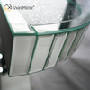Mesa de consola de muebles para el hogar al por mayor con mesas de consola de diamante de cristal triturado modernas con espejo