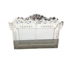 Venta al por mayor WXVM-047 Espejos de diseño veneciano moderno Espejo de pared plateado rectangular de pared