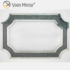 El más nuevo Vxin Mirror Silver Furniture Crush Diamond Console Table Mirrored con espejo de longitud