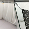 Vxin Modern Home Decor Crushed Diamond Mirrored Consola Mesa Lujo