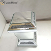Vxin Mirror WXF-725 Mesa auxiliar con espejo de diamante rectangular moderno Mesa auxiliar con espejo 3d para sala de estar