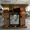 Vxin Mirror WXWF-1094 Chimenea con espejo de diamante triturado