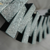 WXM-1138 de alta calidad, decoración de pared, pantalla de diamante, espejo colgante de pared de cristal 3D plateado